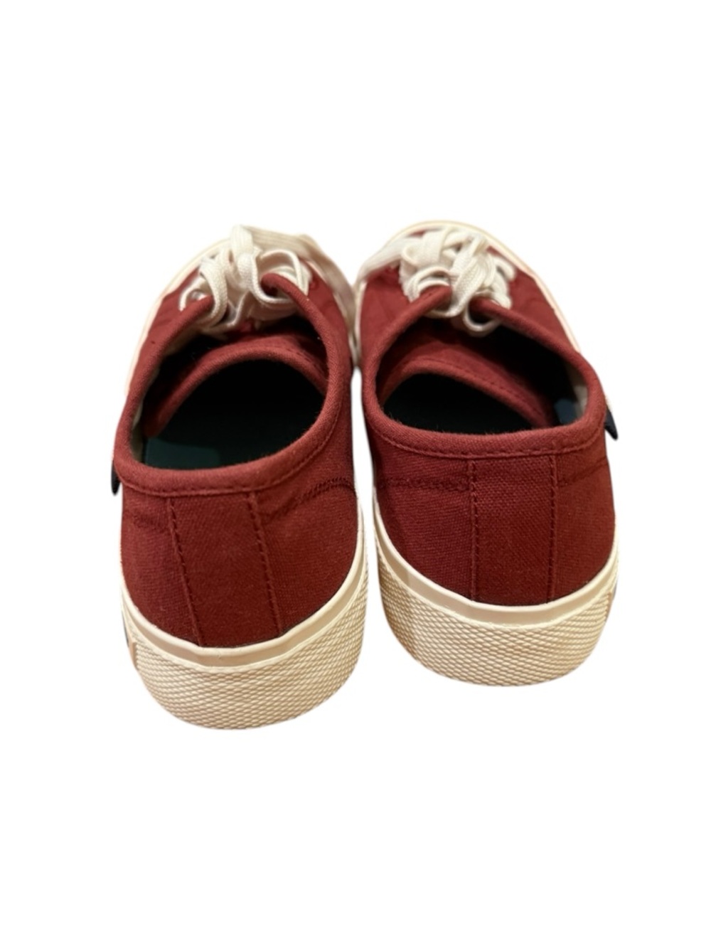 NWOT SeaVees - SeaChange Burt Henna Recycled Cotton Canvas Sneakers - Size 7 - Picture 4 of 6